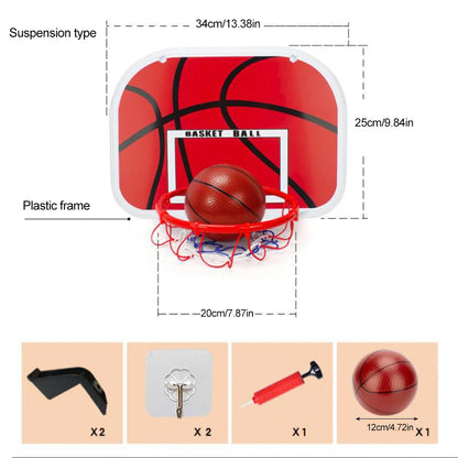 Basketball Goals with Ball and Pump Mini Basketball Hoop Adjustable Basketball Hoop Set Indoor Outdoor Play for Kids